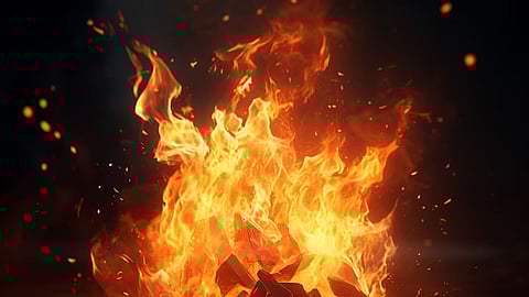 Tripura woman burnt alive