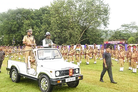 Assam Governor Attends 74th Assam Police Day