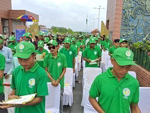 Assam: Green Brigades take pledge to restore green cover in Bodoland, Celebrates Gandhi's 155th Birth Anniversary