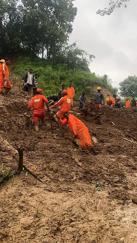 Rain Lashes Garo Hills
