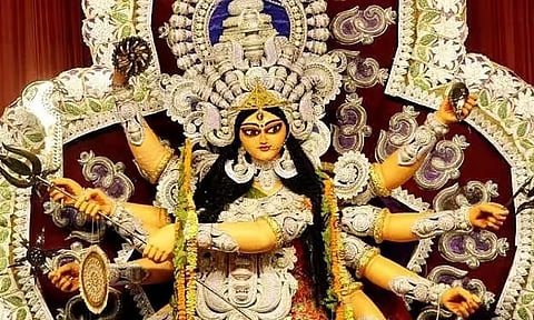 Morigaon Sewa Ashram Sri Sri Durga Puja Udjapan Samiti celebrates Maha Saptami