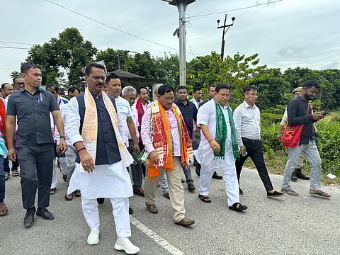 Assam: UPPL candidate Nirmal Kumar Brahma files nomination papers for Sidli LAC