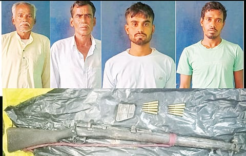 Assam: Darrang Police Arrests Four Rhino Poachers with Arms and Ammunition