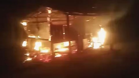 Six Houses Torched