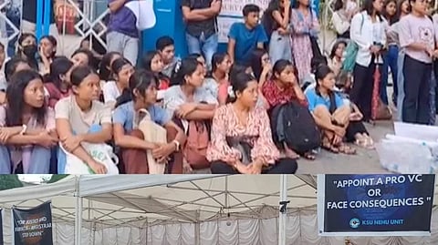 NEHU students' protest