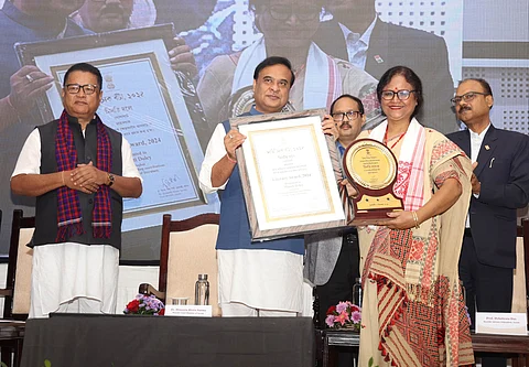 Assam CM presents literary pension
