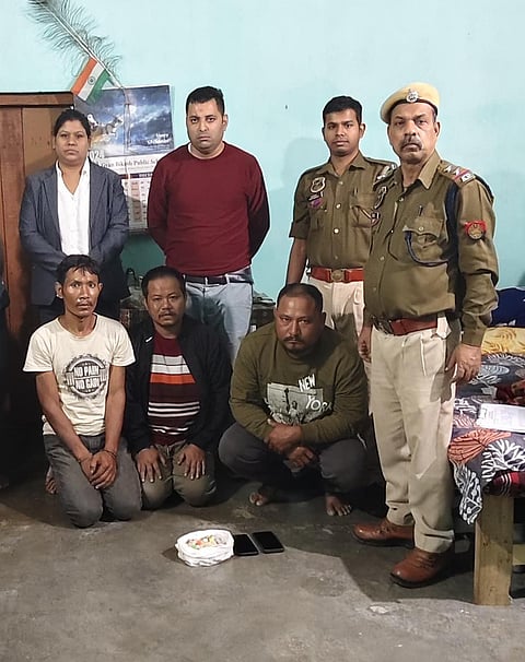 "STF Raid Balughat
under Basistha PS Jurisdiction"