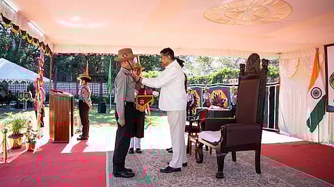 Mizoram Governor honours 35 Assam Rifles personnel