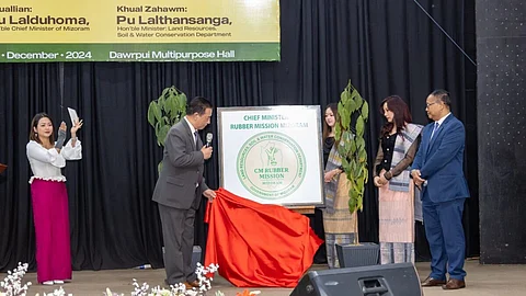Mizoram CM Lalduhoma Launches Chief Minister’s Rubber Mission
