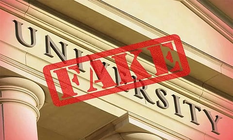 ‘fake universities’