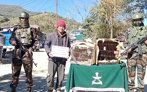 Mizoram Myanmar national held