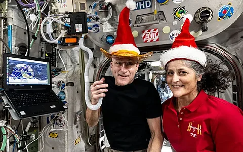 Sunita Williams to celebrate cosmic Christmas