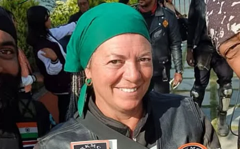 US Bike Rider Berry Thomson