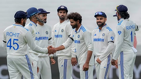 Indian team black armbands