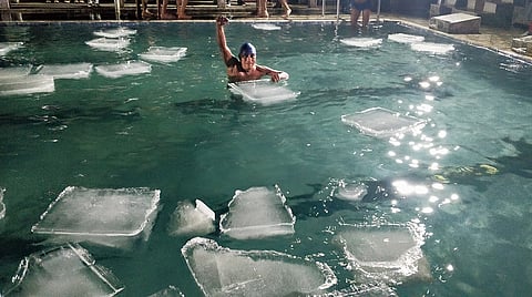 Meghalaya midnight swim tradition