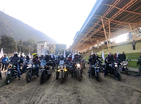 Sikkim Flags Off Bike Rally