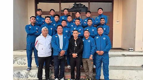 Nagaland Men’s Volleyball Team Heads to Jaipur for 69th Senior National Championship 2025