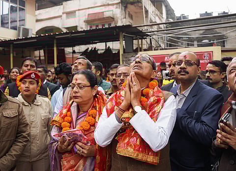 Shivraj Singh Chouhan Seeks Blessings