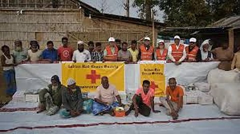 Nagaland: IRCS Provides Relief to Fire-Affected Families in Dimapur