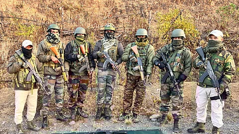 Manipur security forces weapon recover