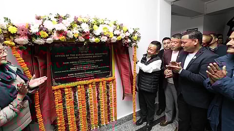 Sikkim CM Inaugurates Newly Constructed SDM Office In Dentam