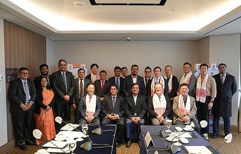 Assam Chief Minister Himanta Biswa Sarma Interacts with Leaders of South Korea's Auto Industry