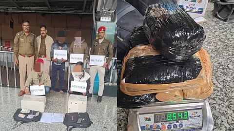 Seizes 9 Kilograms of Suspected Ganja