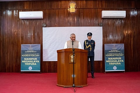 Mizoram Governor Hosts Celebration for Foundation Day of Manipur, Meghalaya and Tripura in Aizawl
