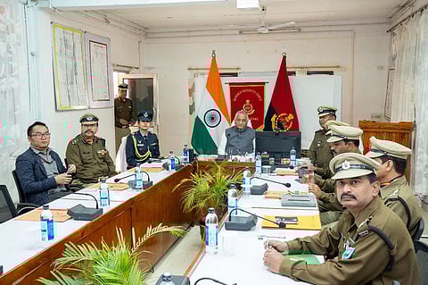 Mizoram Governor Visits BSF Sector Headquarters in Aizawl