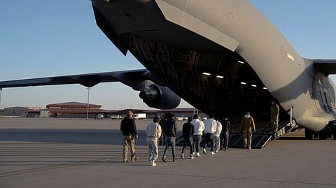 Bringing 205 Deported Indians Home
