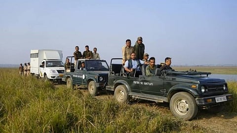 Aaranyak rhino monitoring training