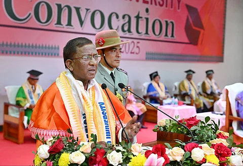 Assam Governor Attends 3rd Convocation Of Bodoland University At Kokrajhar