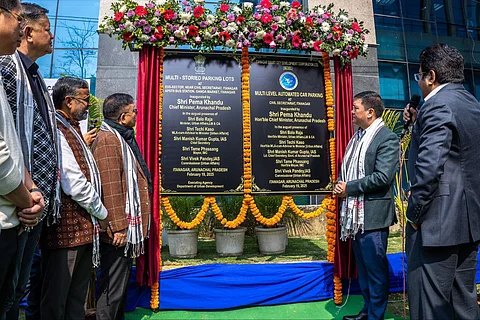 Arunachal CM Pema Khandu Inaugurates Multi-Level Parking Facilities in Itanagar