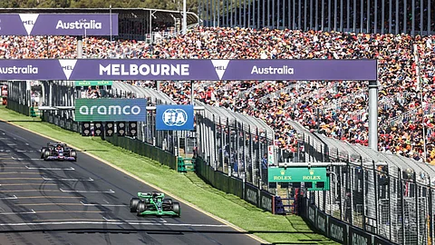 post-race track walk