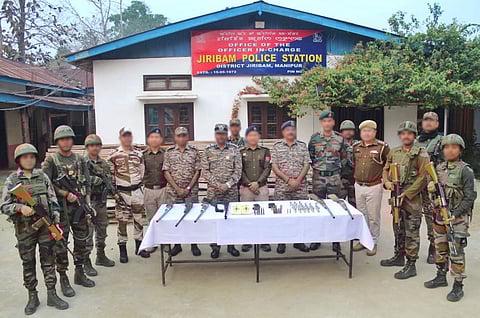 Manipur: Joint Operation Leads To Voluntary Surrender Of Weapons In Jiribam