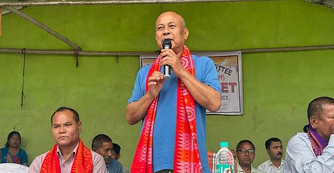 BPF Chief Hagrama Mohilary Meets Party Workers in Panbari