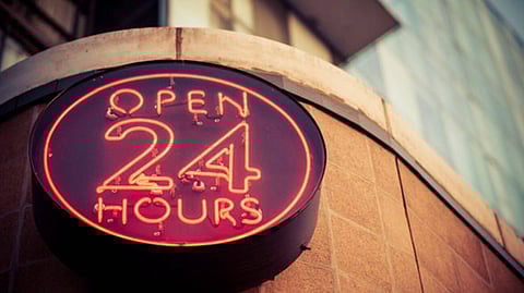 24-hour shop operation