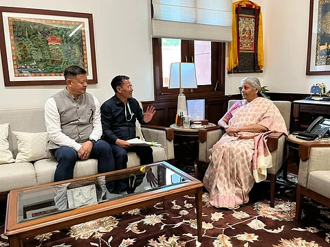 Arunachal Minister Discusses Financial Issues with Union Finance Minister