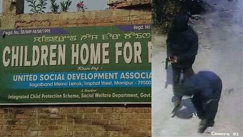 firing in imphal children home for boys