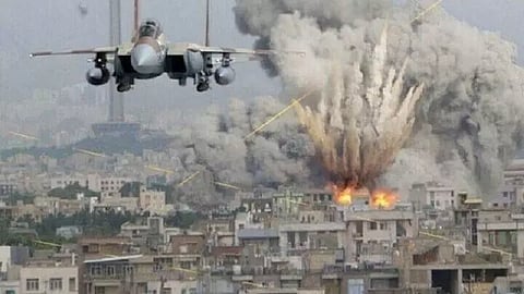 airstrikes