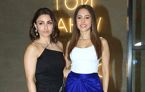 Nushrratt Bharuccha and Soha Ali Khan