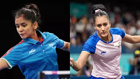 Manika Batra and Sreeja Akula