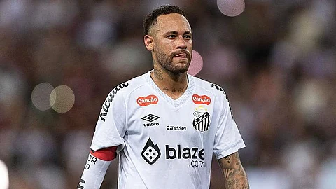 Santos forward Neymar