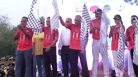 flag off Soldierathon