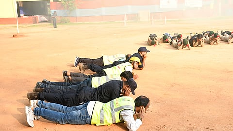 Assam: Civil Defence Conducts Mock Drill at 10th APBn Premises in Kahilipara