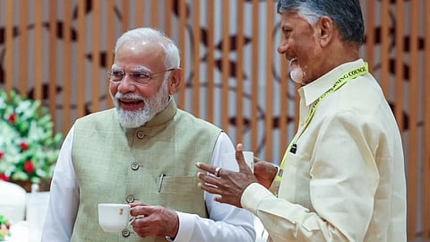 PM Modi praises Andhra CM Chandrababu Naidu for reforms