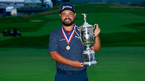 Spaun finishes with 2 birdies to win US Open