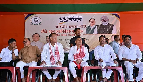 Assam: BJP holds mandal executive meeting at Majbat Tea Estate