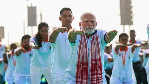 Yoga gives world the direction of peace: PM Narendra Modi