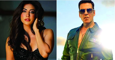 Chitrangda Singh and Akshay Kumar